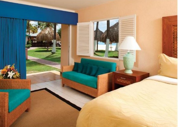 hotel Divi Aruba, habitacion vista al jardin