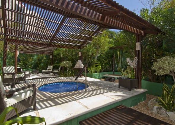 Hotel Iberostar Cancun, jardin de relajacion