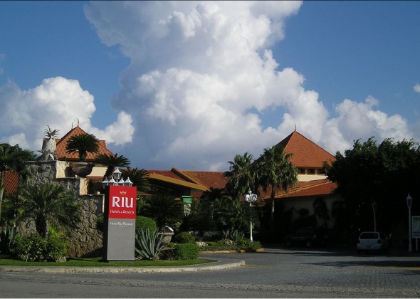 hotel Riu Playacar, entrada