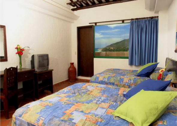 hotel isla Caribe, habitacion