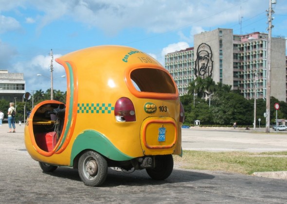La Habana, coco taxi